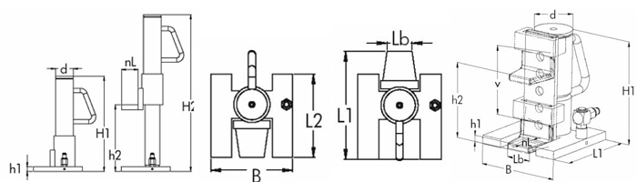 JUNG進(jìn)口爪式千斤頂 JUNG進(jìn)口爪式千斤頂